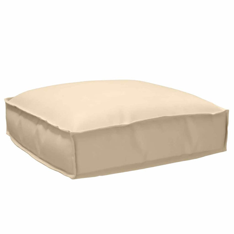 Vidaxl pallet kussen set oxford stof beige 50 x 50 x 12 cm