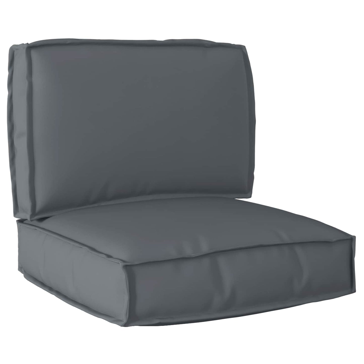 Vidaxl pallet kussen set 2 pcs antraciet oxford stof