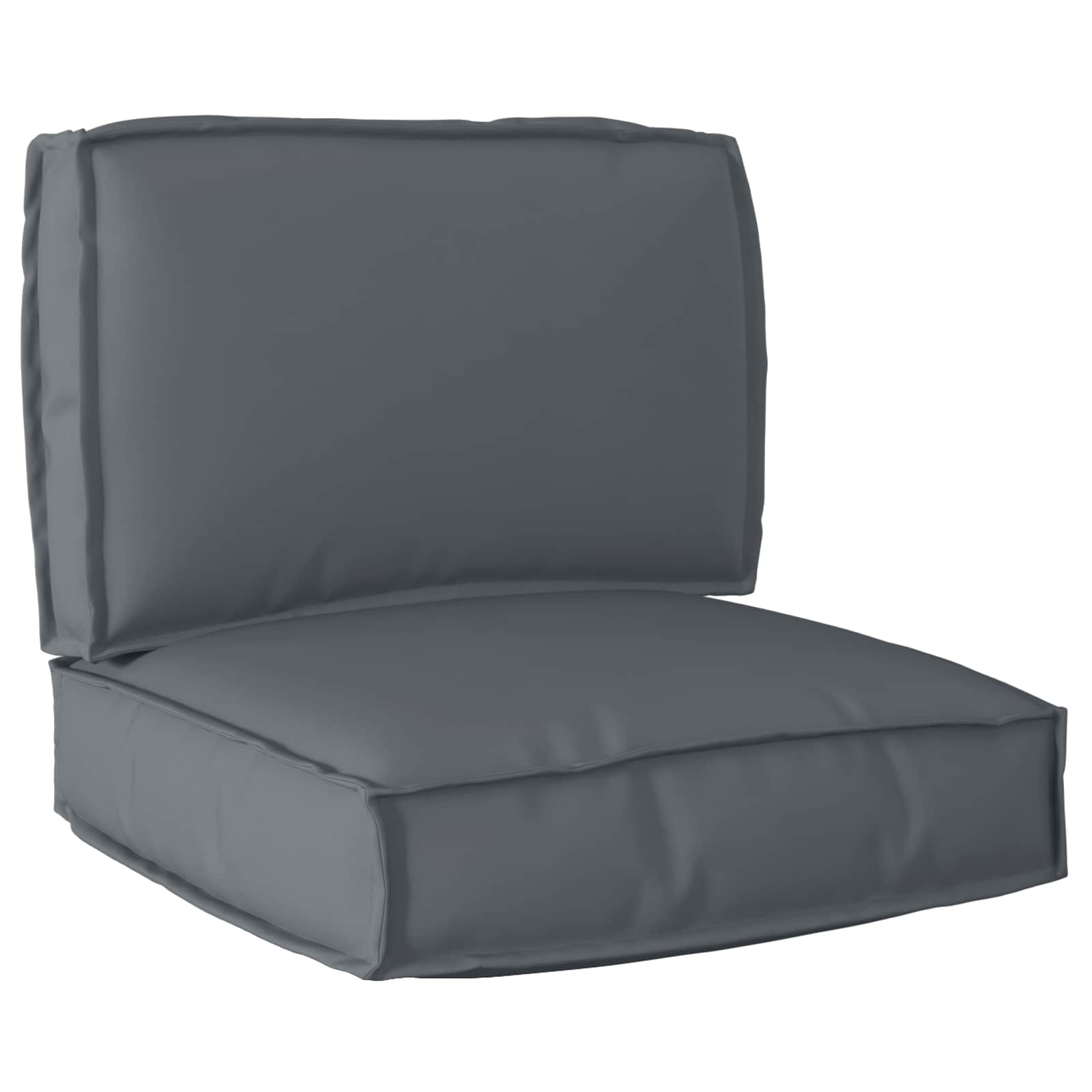 Vidaxl pallet kussen set 2 pcs antraciet oxford stof