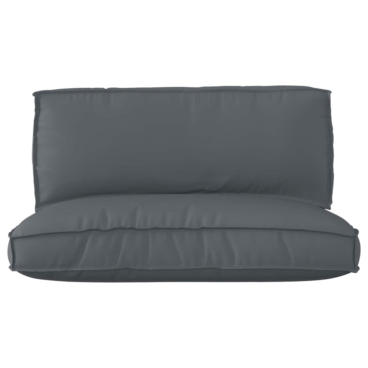 Vidaxl pallet kussen set oxford stof antraciet 120 x 80 x 52 cm