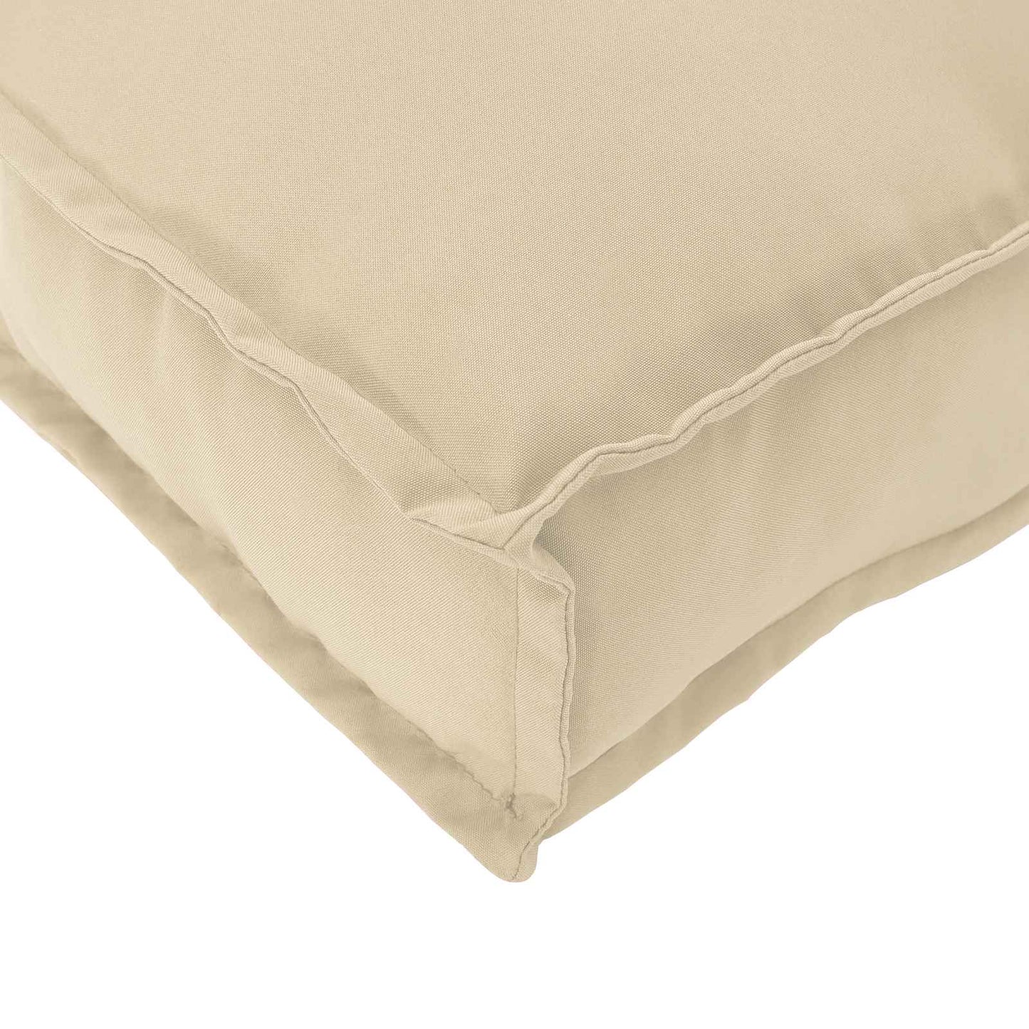 Vidaxl pallet kussen set 2 pcs beige oxford stof