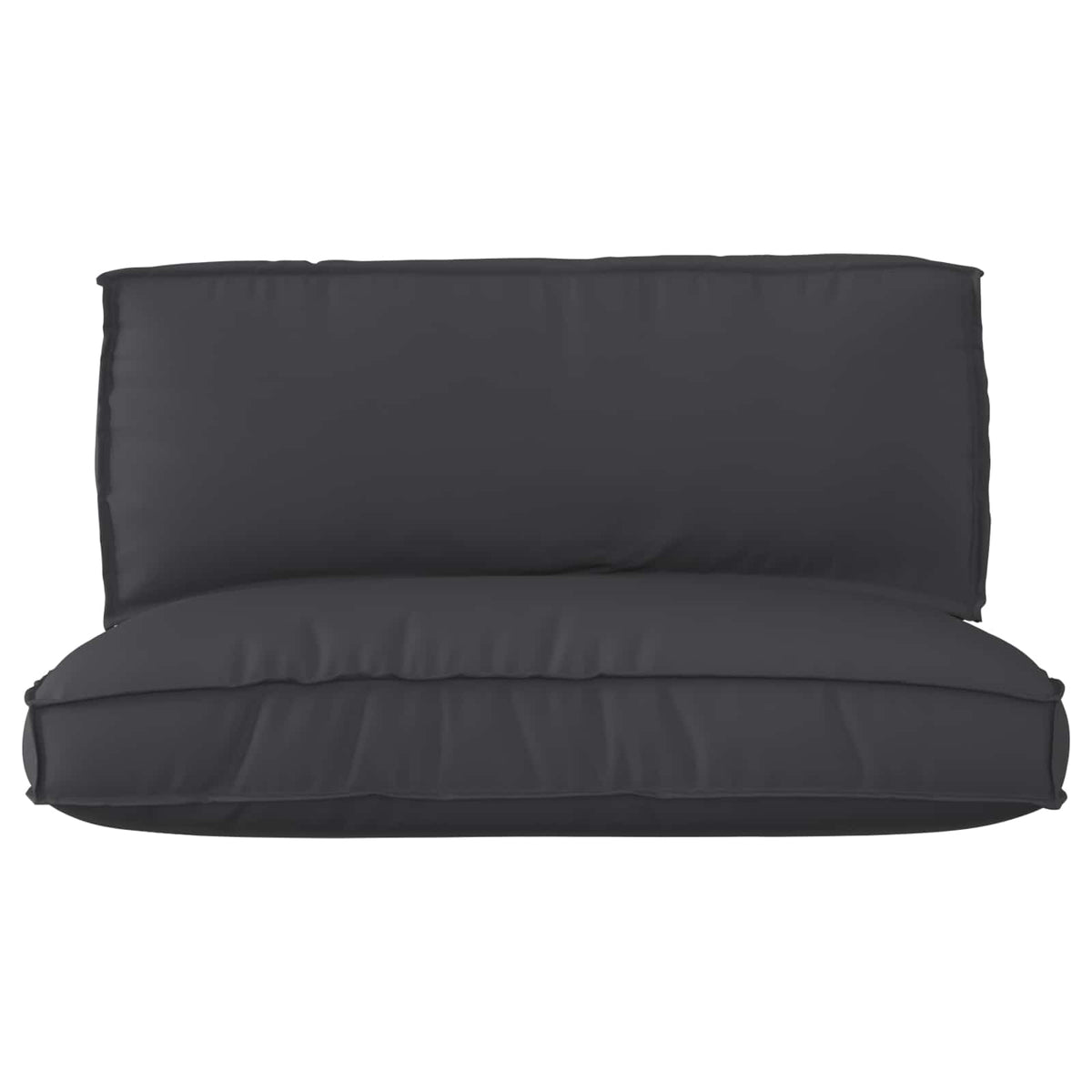 Vidaxl pallet kussen set 2 pcs zwart oxford stof