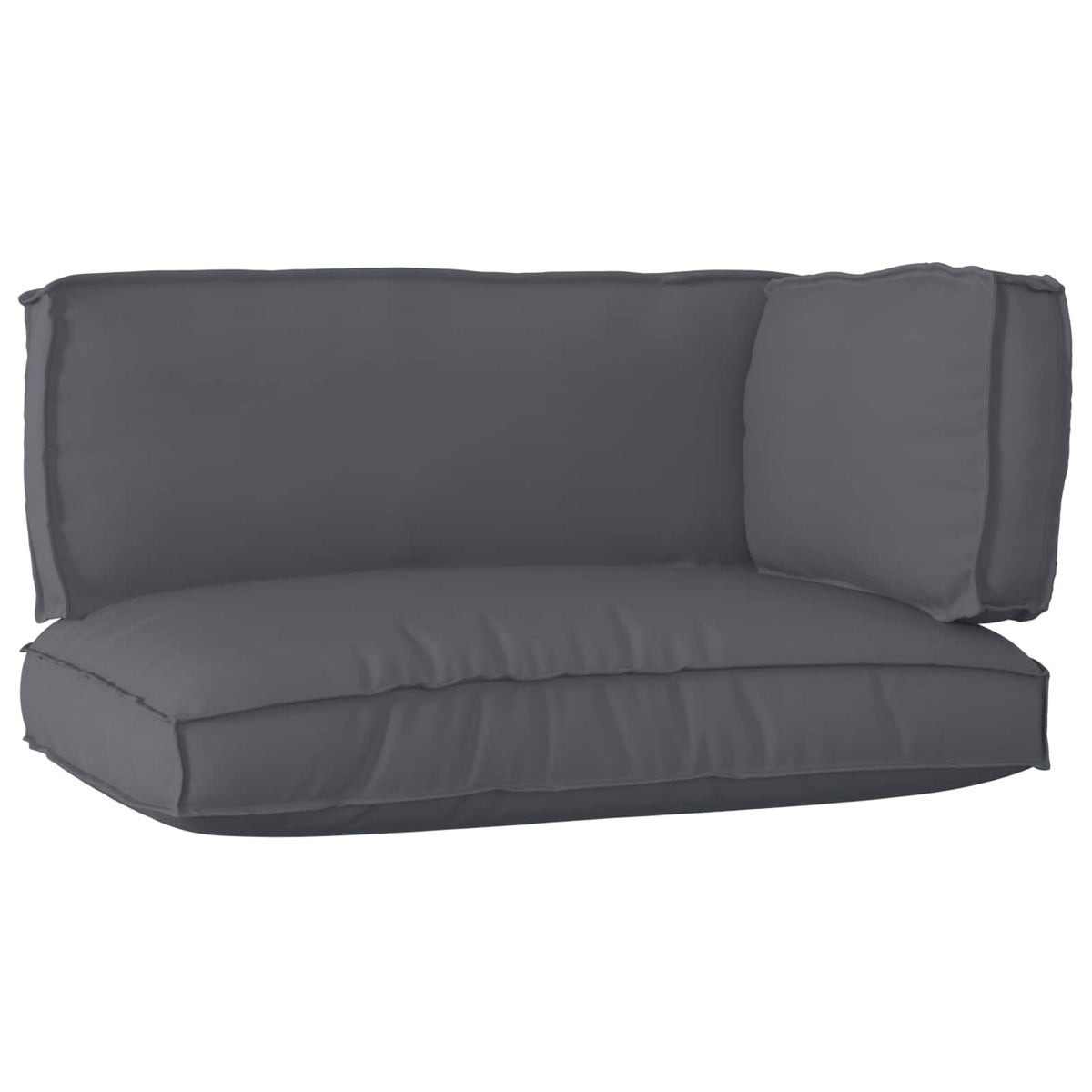Vidaxl pallet kussen set oxford stof antraciet 120 x 80 x 52 cm