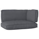 Vidaxl pallet kussen set oxford stof antraciet 120 x 80 x 52 cm