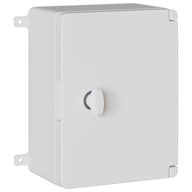 Vidaxl bedieningskast grijs 25 x 13 x 24 cm abs kunststof