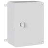 Vidaxl bedieningskast grijs 47 x 20 x 60 cm abs kunststof