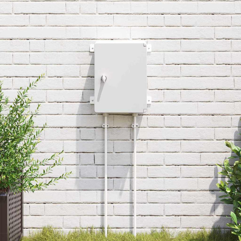 Vidaxl bedieningskast grijs 47 x 20 x 60 cm abs kunststof