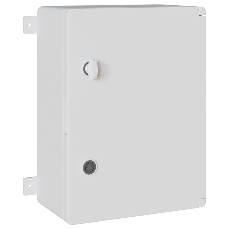 Vidaxl bedieningskast grijs 37 x 16,5 x 40 cm abs kunststof