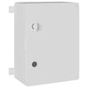 Vidaxl bedieningskast grijs 47 x 20 x 60 cm abs kunststof