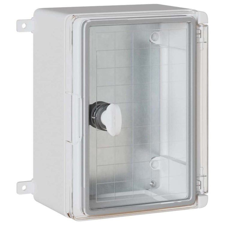 Vidaxl bedieningskast grijs 25 x 13 x 24 cm abs kunststof