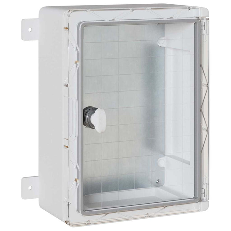 Vidaxl bedieningskast grijs 47 x 20 x 60 cm abs kunststof