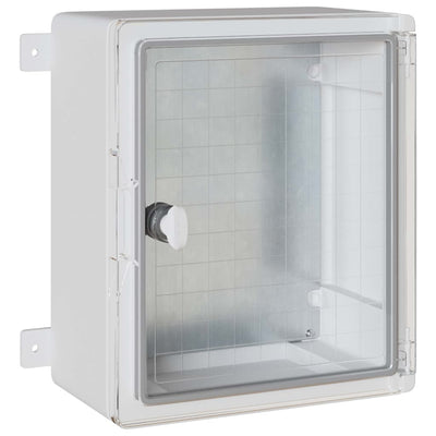 Vidaxl bedieningskast grijs 37 x 16,5 x 35 cm abs kunststof