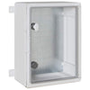 Vidaxl bedieningskast grijs 30 x 16,5 x 40 cm abs kunststof