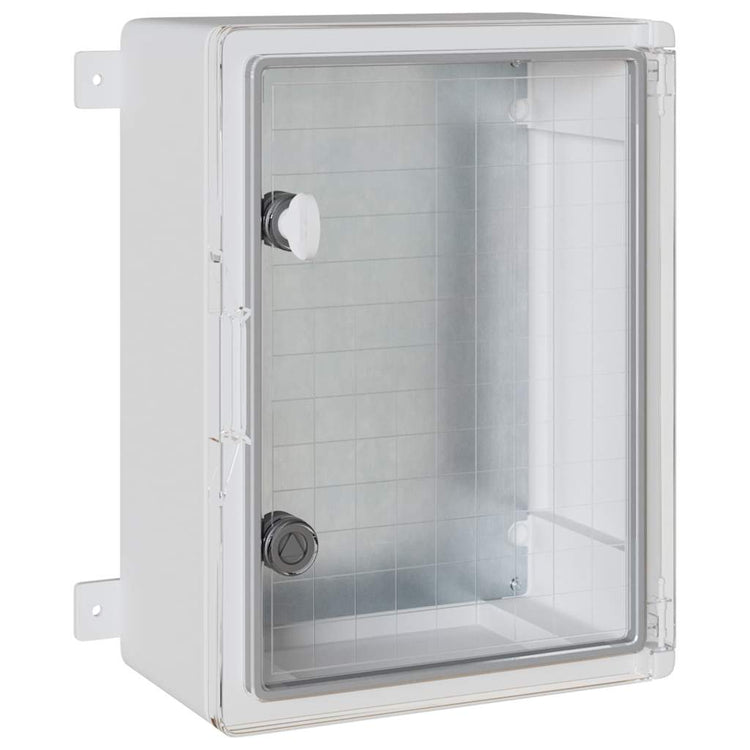 Vidaxl bedieningskast grijs 37 x 16,5 x 40 cm abs kunststof