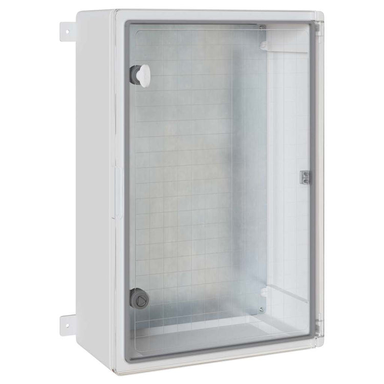 Vidaxl bedieningskast grijs 47 x 20 x 50 cm abs kunststof