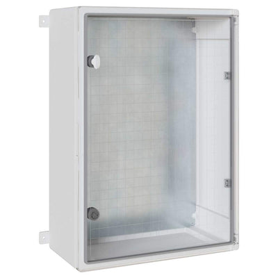 Vidaxl bedieningskast grijs 50 x 24,5 x 70 cm abs kunststof