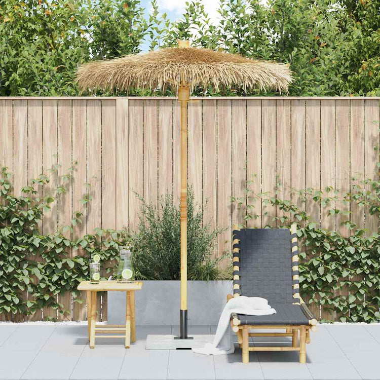 Vidaxl paraplu tiki met klamboe 150 cm bamboe