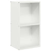 Vidaxl brandhoutrek 40x30x75 cm koudgewalst staal wit