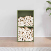 Vidaxl brandhoutrek 40x30x75 cm koudgewalst staal olijfgroen - afbeelding 3