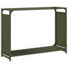 Vidaxl brandhoutrek 90x28x65 cm koudgewalst staal olijfgroen