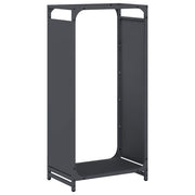 Vidaxl brandhoutrek 44x28x90 cm koudgewalst staal antracietkleurig - afbeelding 2