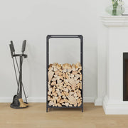 Vidaxl brandhoutrek 44x28x90 cm koudgewalst staal antracietkleurig - afbeelding 3