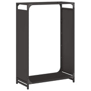 Vidaxl brandhoutrek 60x28x90 cm koudgewalst staal zwart - afbeelding 2