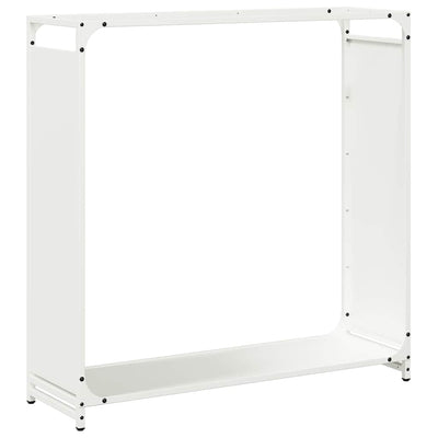 Vidaxl brandhoutrek 90x28x90 cm koudgewalst staal wit