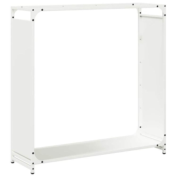 Vidaxl brandhoutrek 90x28x90 cm koudgewalst staal wit
