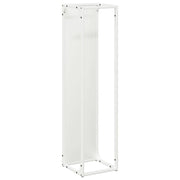Vidaxl brandhoutrek 25x25x100 cm koudgewalst staal wit - afbeelding 2