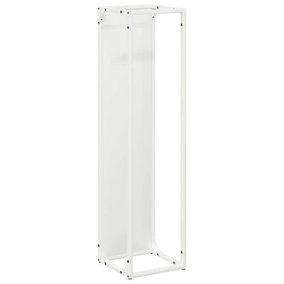 Vidaxl brandhoutrek 25x25x100 cm koudgewalst staal wit
