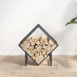 Vidaxl brandhoutrek 50x25x50 cm koudgewalst staal antracietkleurig - afbeelding 3
