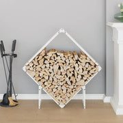 Vidaxl brandhoutrek 100x25x100 cm koudgewalst staal wit - afbeelding 3