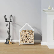 Vidaxl brandhoutrek 40x25x60 cm koudgewalst staal wit - afbeelding 3