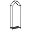 Vidaxl brandhoutrek 40x25x120 cm koudgewalst staal zwart