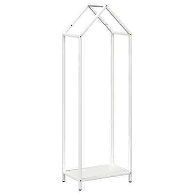 Vidaxl brandhoutrek 40x25x120 cm koudgewalst staal wit
