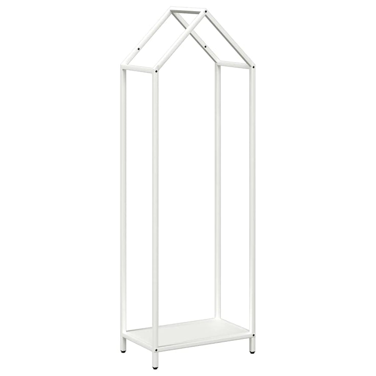 Vidaxl brandhoutrek 40x25x120 cm koudgewalst staal wit