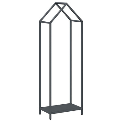 Vidaxl brandhoutrek 40x25x120 cm koudgewalst staal antraciet