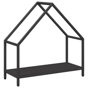 Vidaxl brandhoutrek 60x25x60 cm koudgewalst staal zwart - afbeelding 2