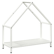 Vidaxl brandhoutrek 60x25x60 cm koudgewalst staal wit - afbeelding 2