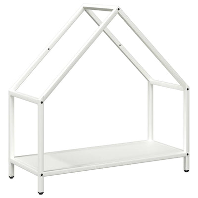 Vidaxl brandhoutrek 60x25x60 cm koudgewalst staal wit