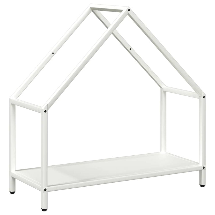 Vidaxl brandhoutrek 60x25x60 cm koudgewalst staal wit