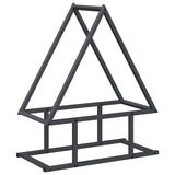 Vidaxl brandhoutrek 50x25x60 cm koudgewalst staal antracietkleurig - afbeelding 2