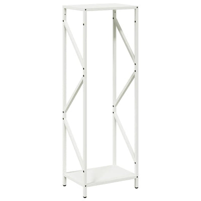 Vidaxl brandhoutrek 34x25x100 cm koudgewalst staal wit