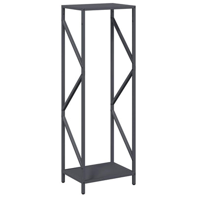 Vidaxl brandhoutrek 34x25x100 cm koudgewalst staal antracietkleurig