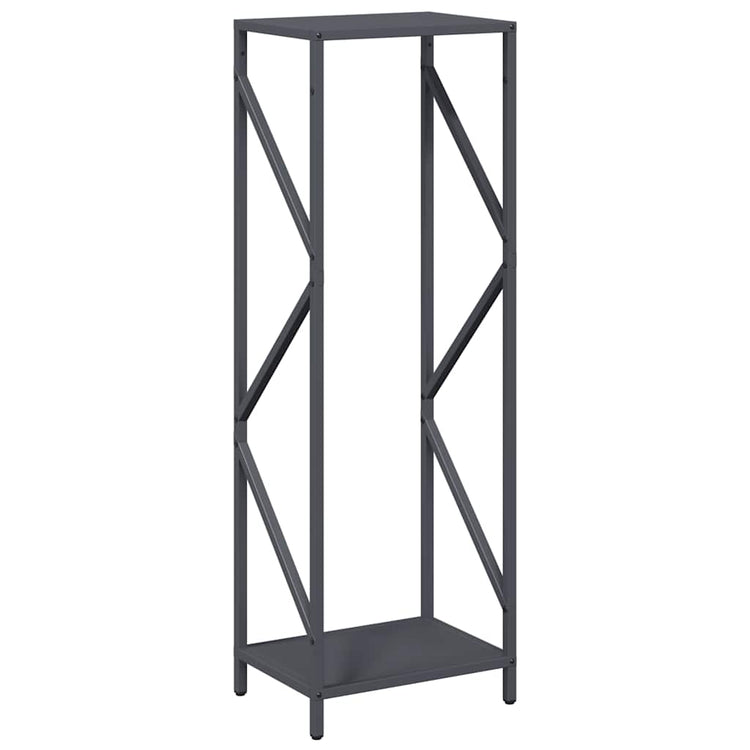 Vidaxl brandhoutrek 34x25x100 cm koudgewalst staal antracietkleurig