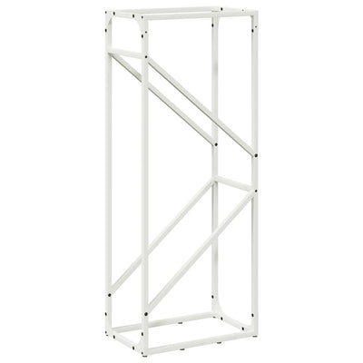 Vidaxl brandhoutrek 40x25x100 cm koudgewalst staal wit