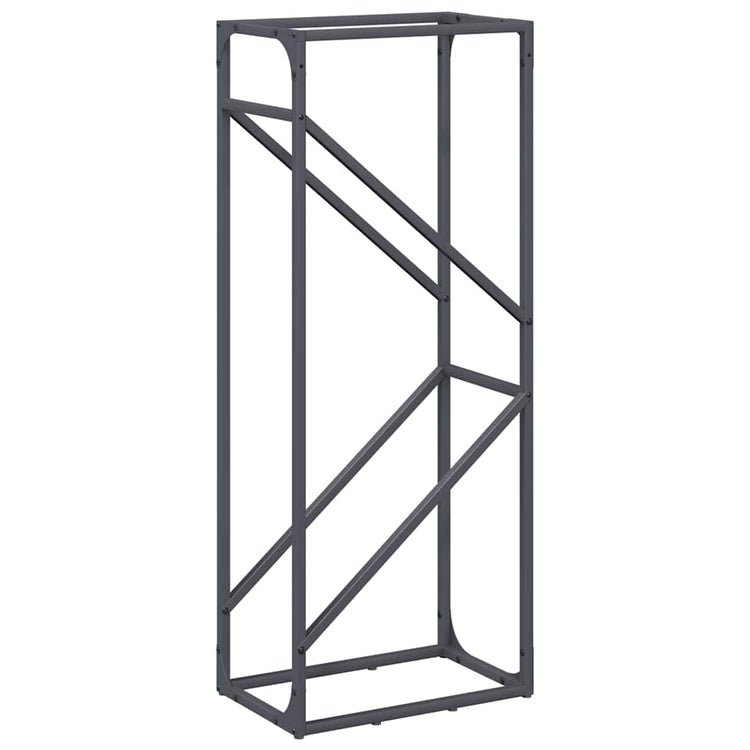 Vidaxl brandhoutrek 40x25x100 cm koudgewalst staal antraciet