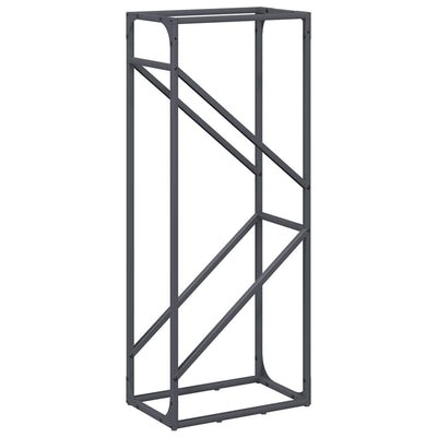 Vidaxl brandhoutrek 40x25x100 cm koudgewalst staal antraciet