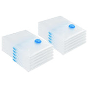 Vidaxl opslagzakken 10 st transparant en blauw 70 x 50 cm - afbeelding 2